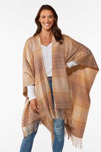 Ombre Houndstooth Wrap