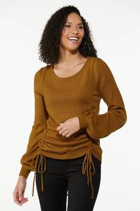 Ruched Front Sweater 