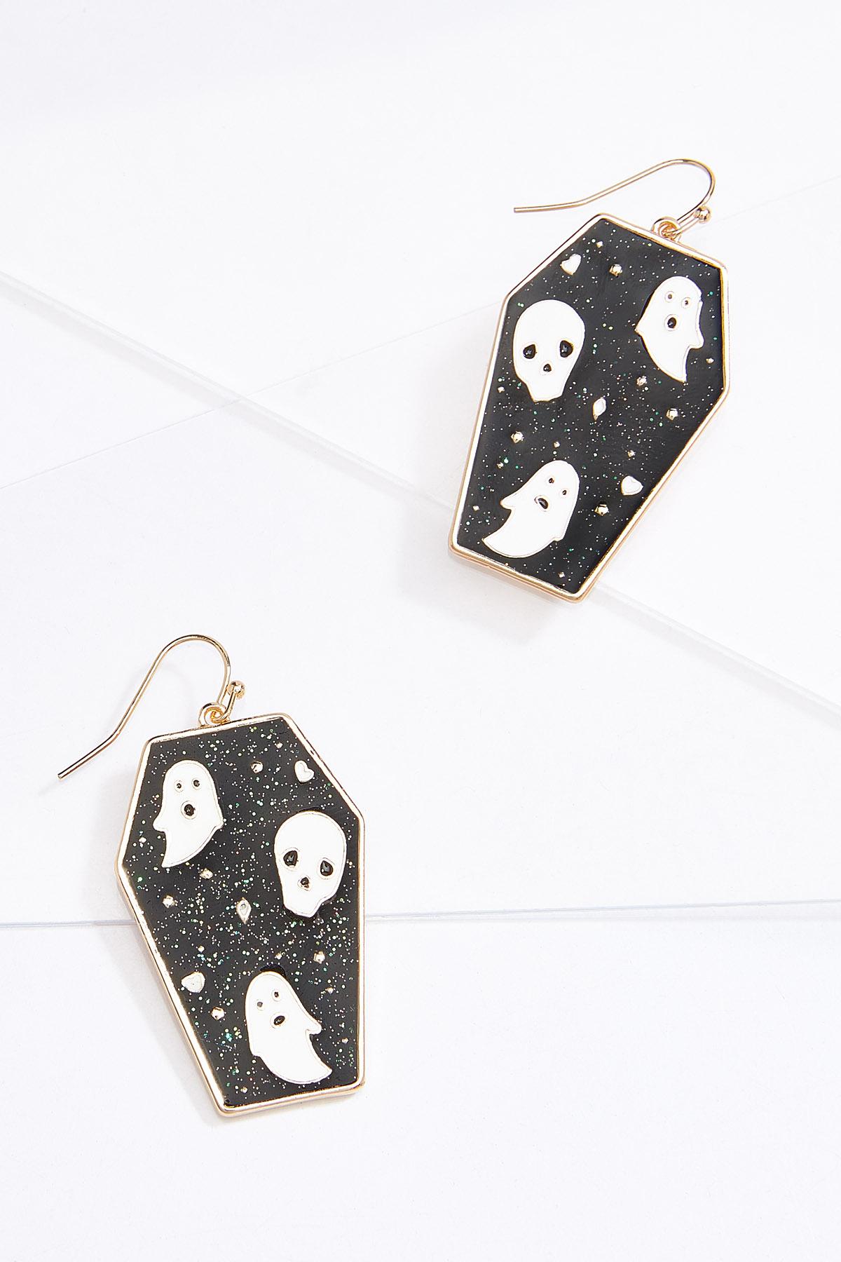 Ghost Coffin Earrings