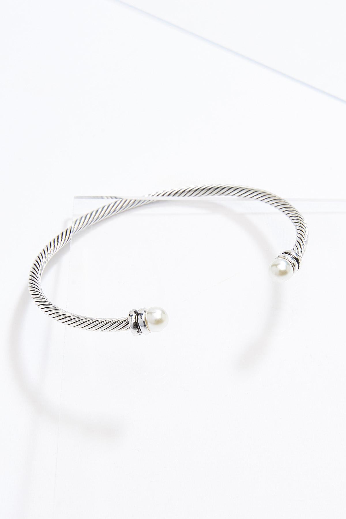 Pearl Twist Cuff Bracelet