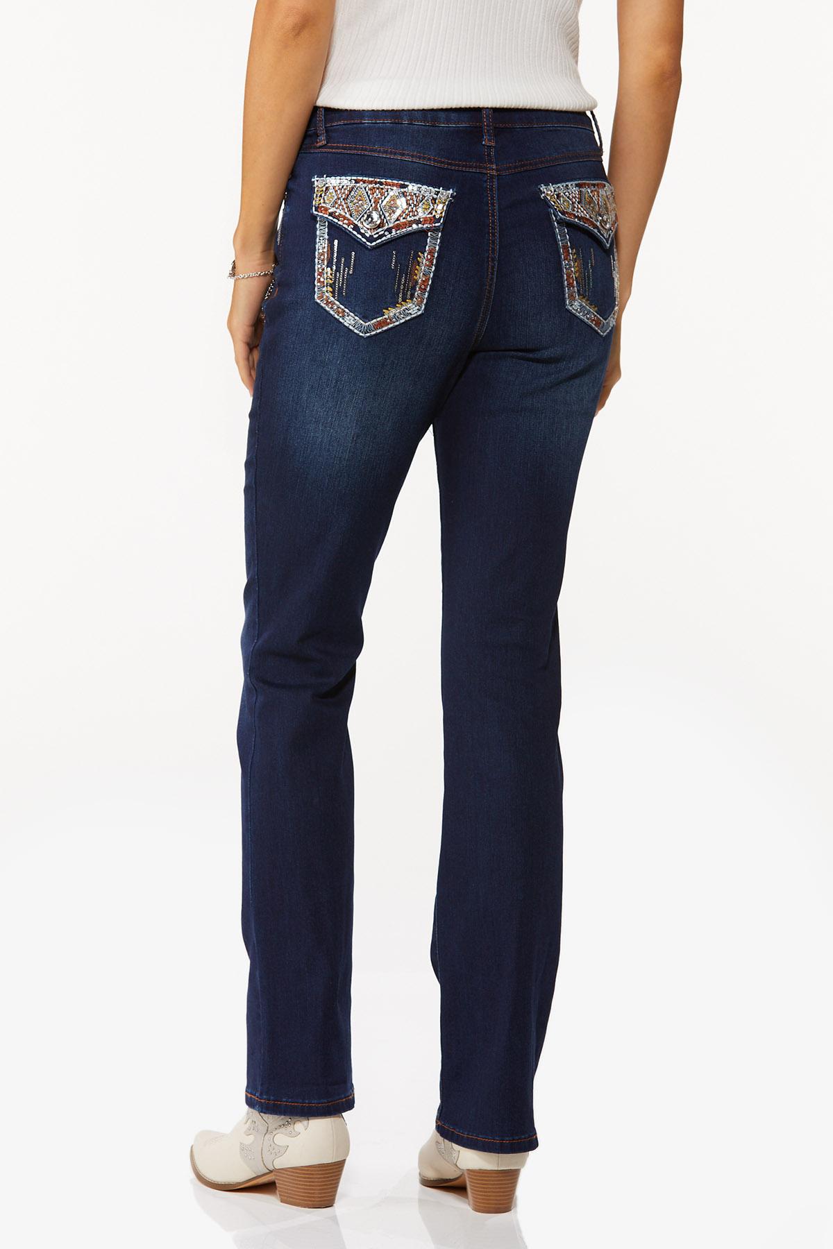 Embellished Bootcut Jeans