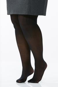 Plus Size Houndstooth Tights