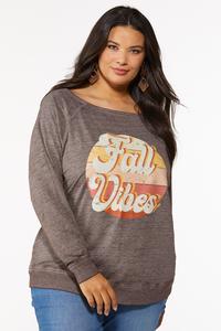 Plus Size Fall Vibes Sweatshirt