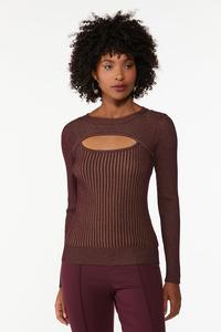 Front Cutout Sweater