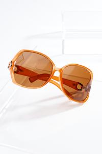 Orange Frame Sunglasses