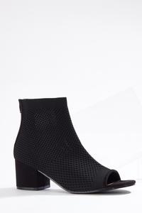 Open Toe Stretch Booties