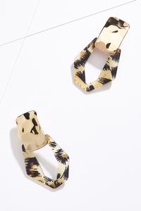 Clip-On Leopard Print Earrings