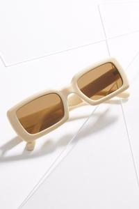 Ivory Rectangle Sunglasses