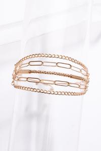 Gold Chain Layered Bracelet