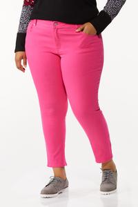 Plus Size Colored Skinny Jeans