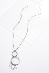 Link Circle Pendant Necklace