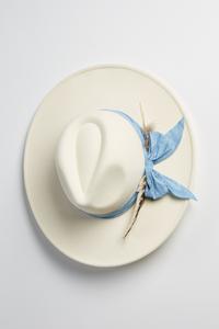 Feather Band Panama Hat