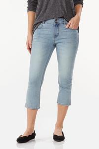 Light Wash Cropped Jeans