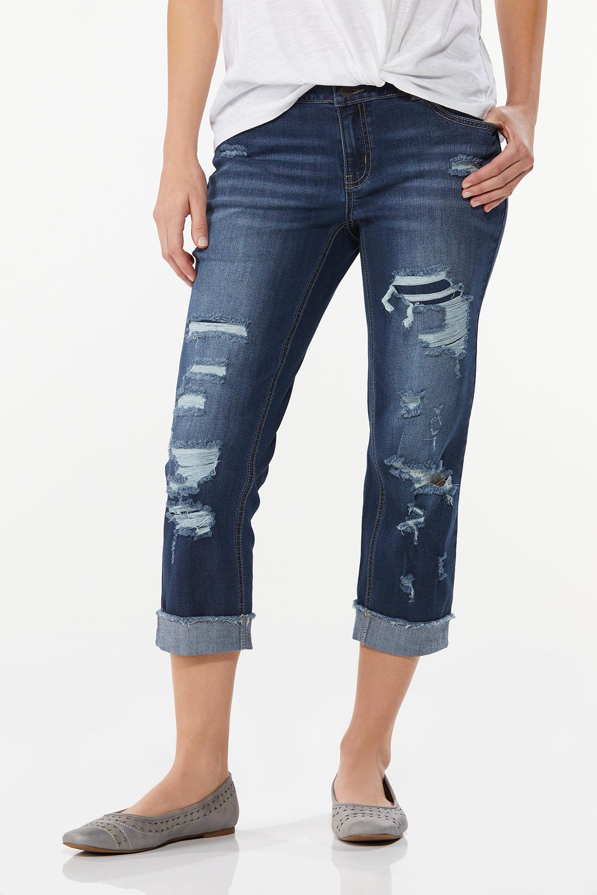 Cropped Girlfriend Jeans