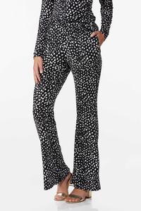 Dotted Flare Pants