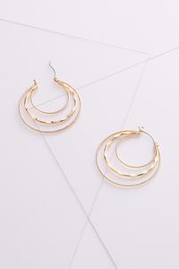 Circle Ring Hoop Earrings 