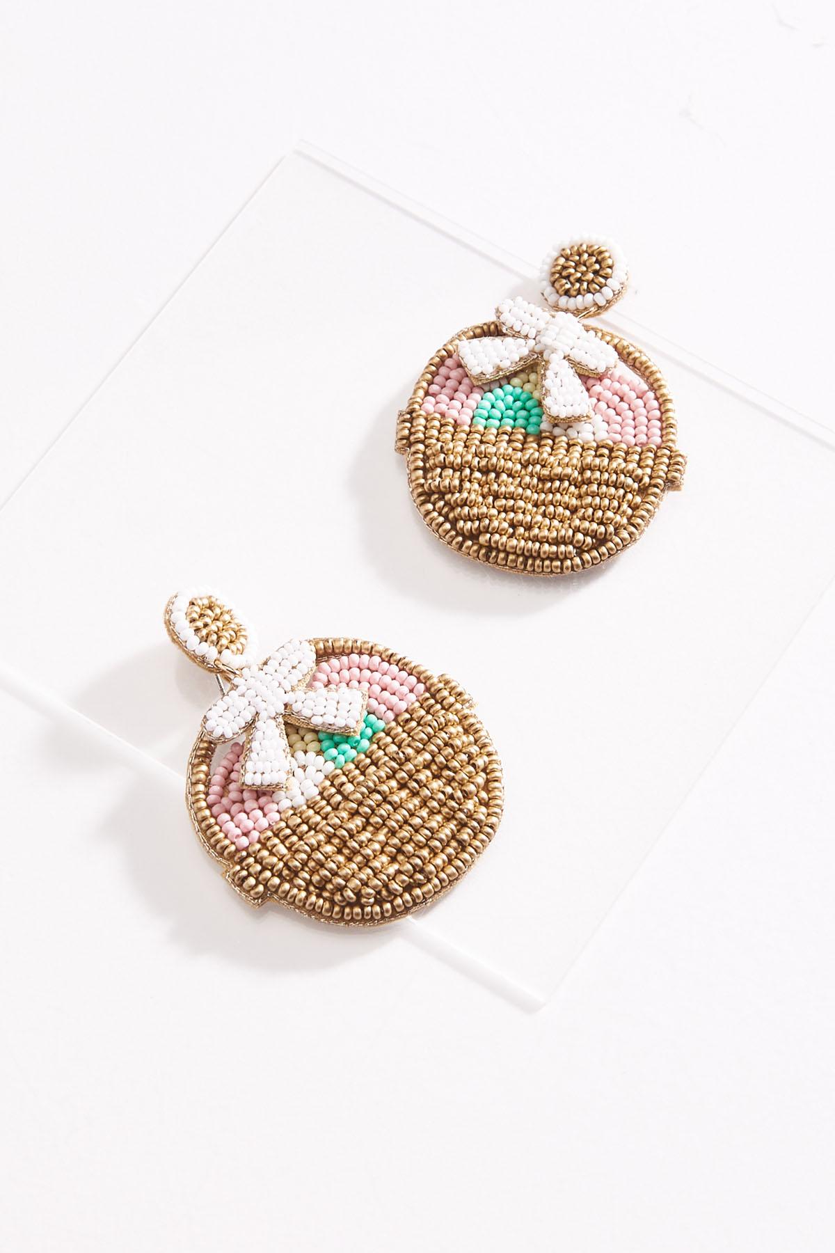 Easter Basket Bead Earrings