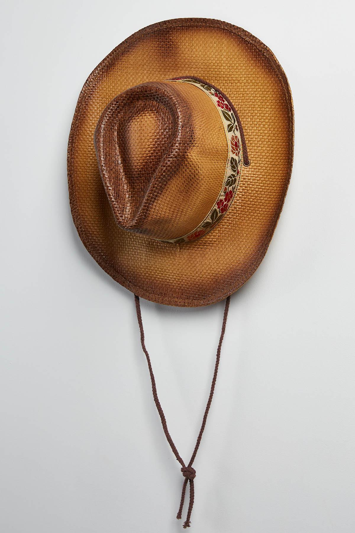 Floral Band Western Hat