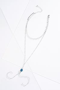 Faceted Stone Delicate Necklace