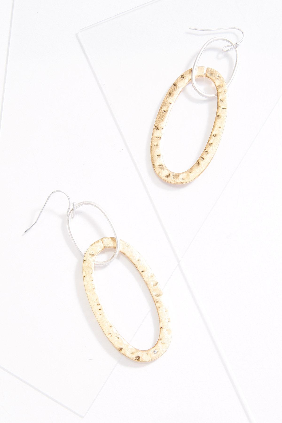 Oval Link Earrings