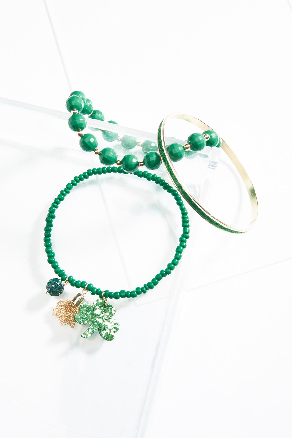XL St. Patrick`s Day Bracelet Set