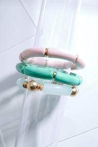 Pastel Acrylic Bracelet Set