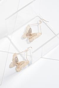 Filigree Butterfly Earrings