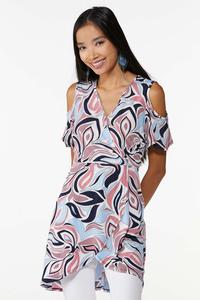 Abstract Wrap Tunic