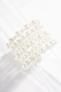 Chunky Pearl Bracelet Set