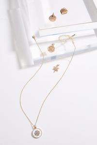 Gold Interchangeable Charm Necklace