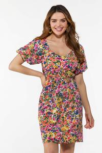 Sweetheart Floral Dress