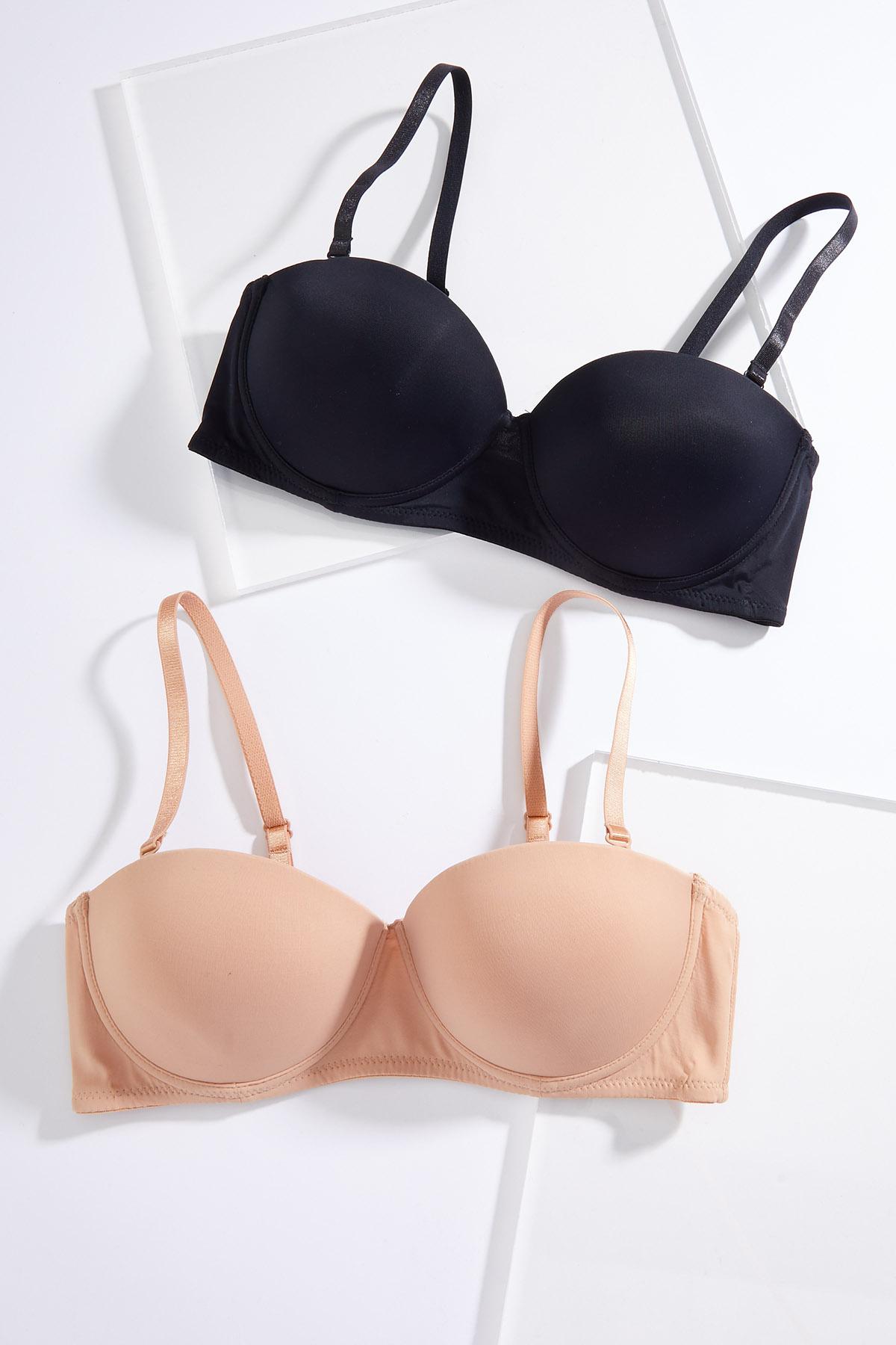 Women's Push Up Strapless Bra Thick Padded Underwire Convertible