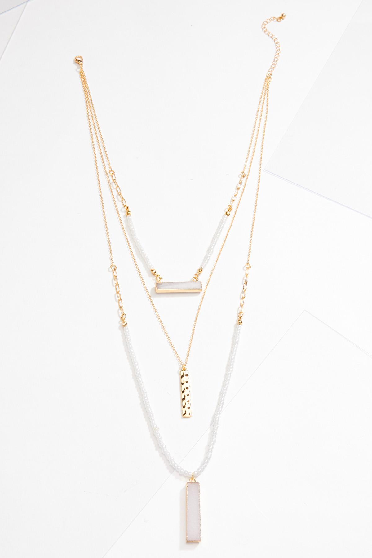 Semi-Precious Layered Necklace