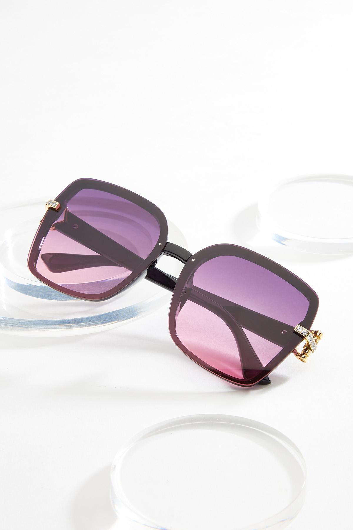 Side Detail Square Sunglasses