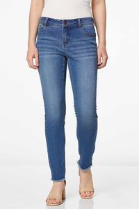 Petite Frayed Shape Enhancing Jeans