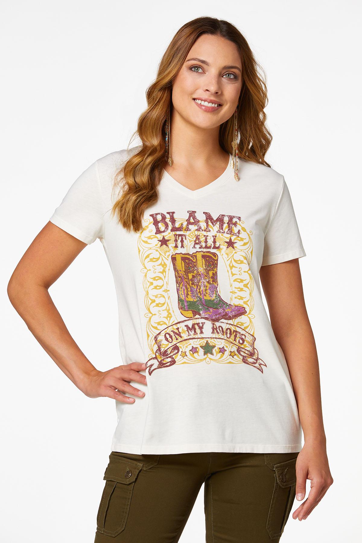 Blame All On Roots Tee