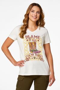 Blame All On Roots Tee