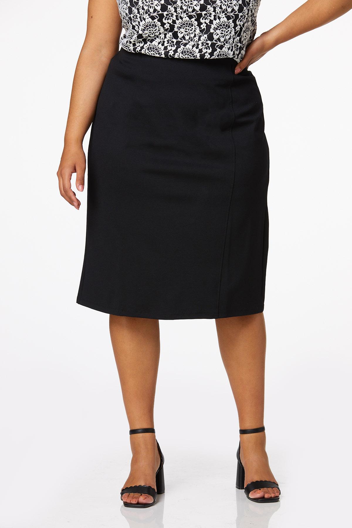Cato Fashions  Cato Plus Size Ponte Pull-On Skirt