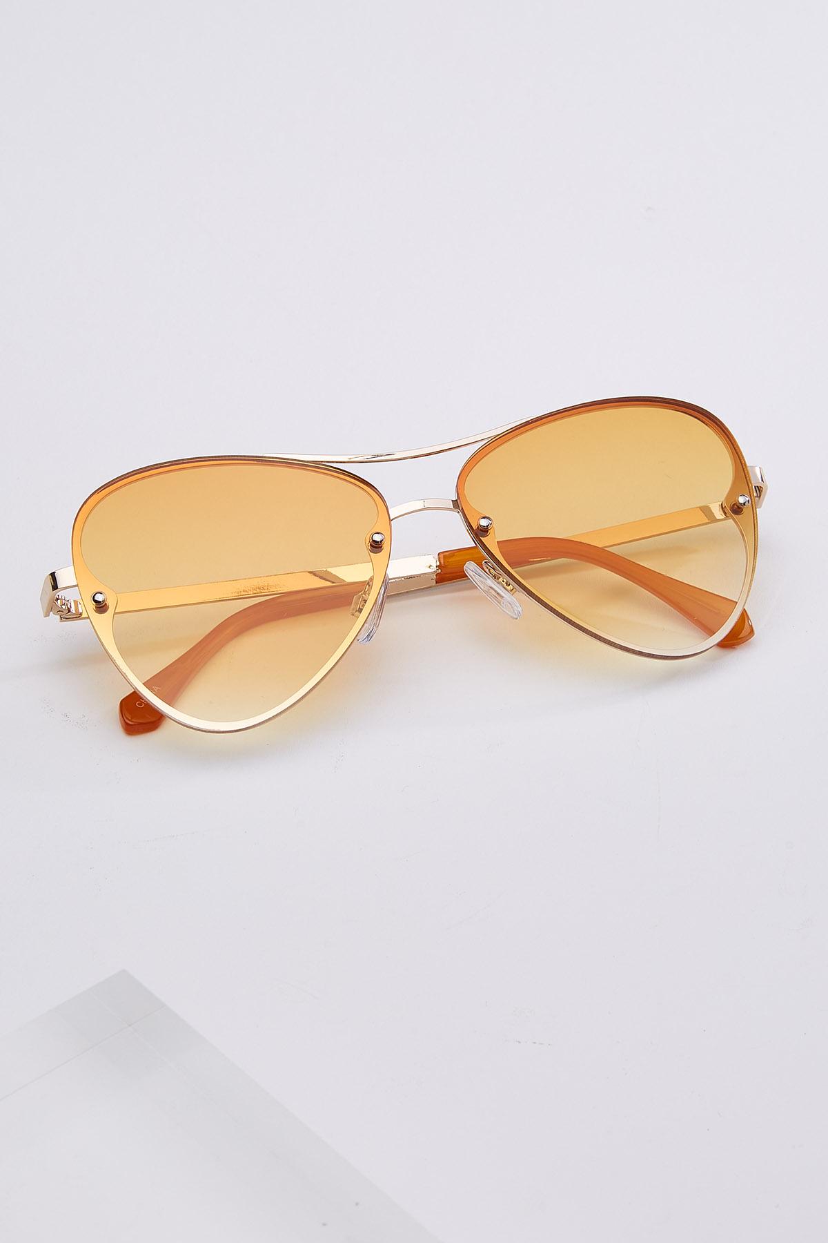 Orange Lens Fashion Sunglasses