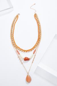 Layered Rondelle Necklace