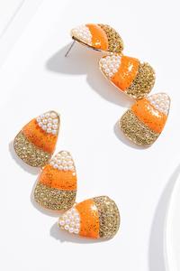 Candy Corn Linear Earrings