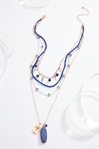 Layered Delicate Bead Necklace