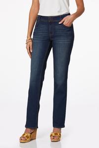 Petite Curvy Two Button Jeans