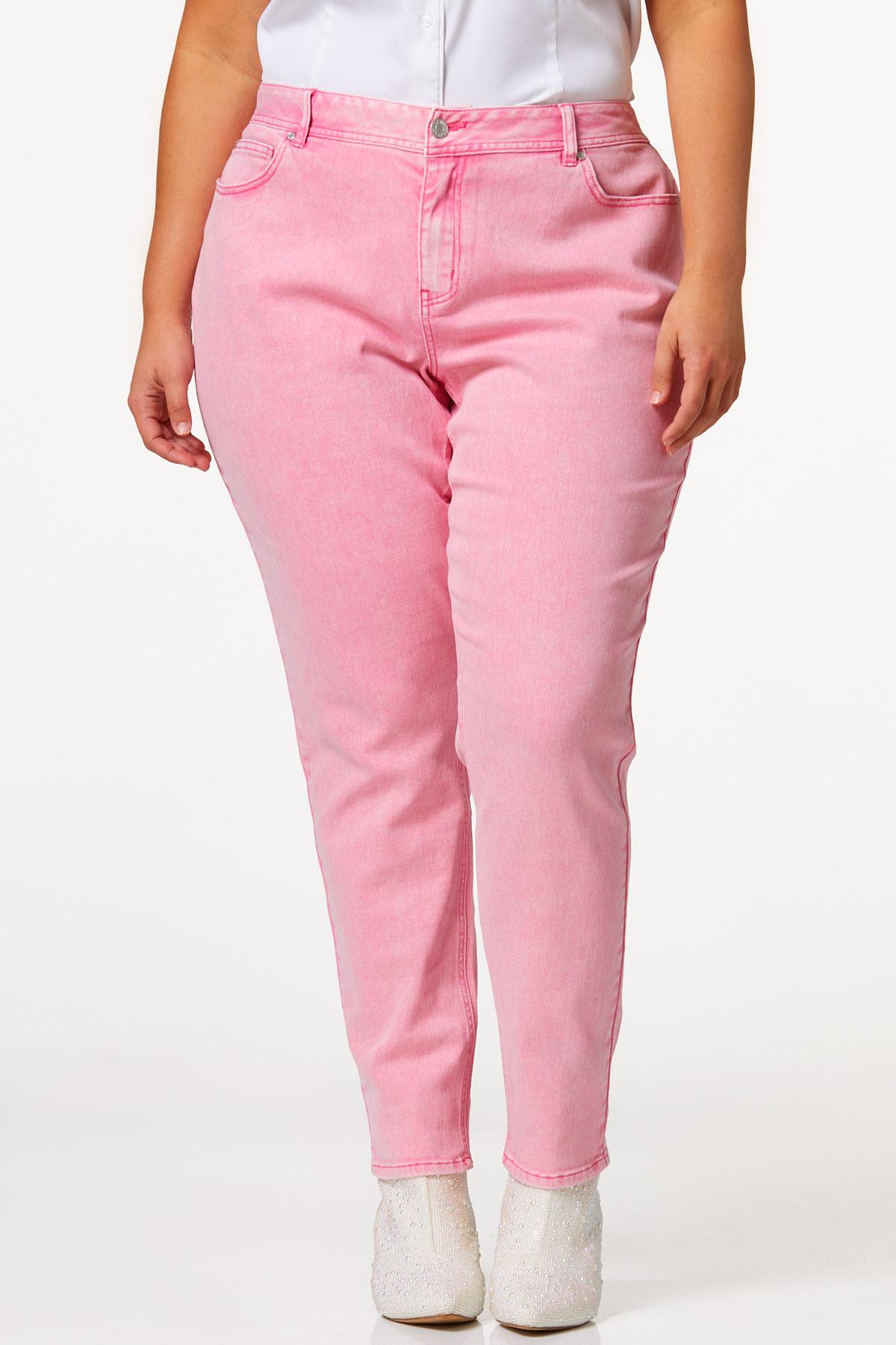 Cato Fashions  Cato Plus Size Pink Skinny Jeans