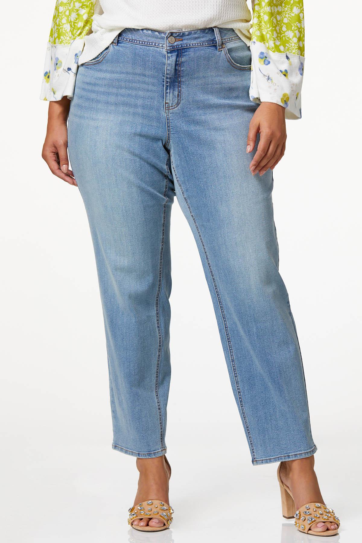 Cato Fashions  Cato Plus Size High Rise Straight Jeans