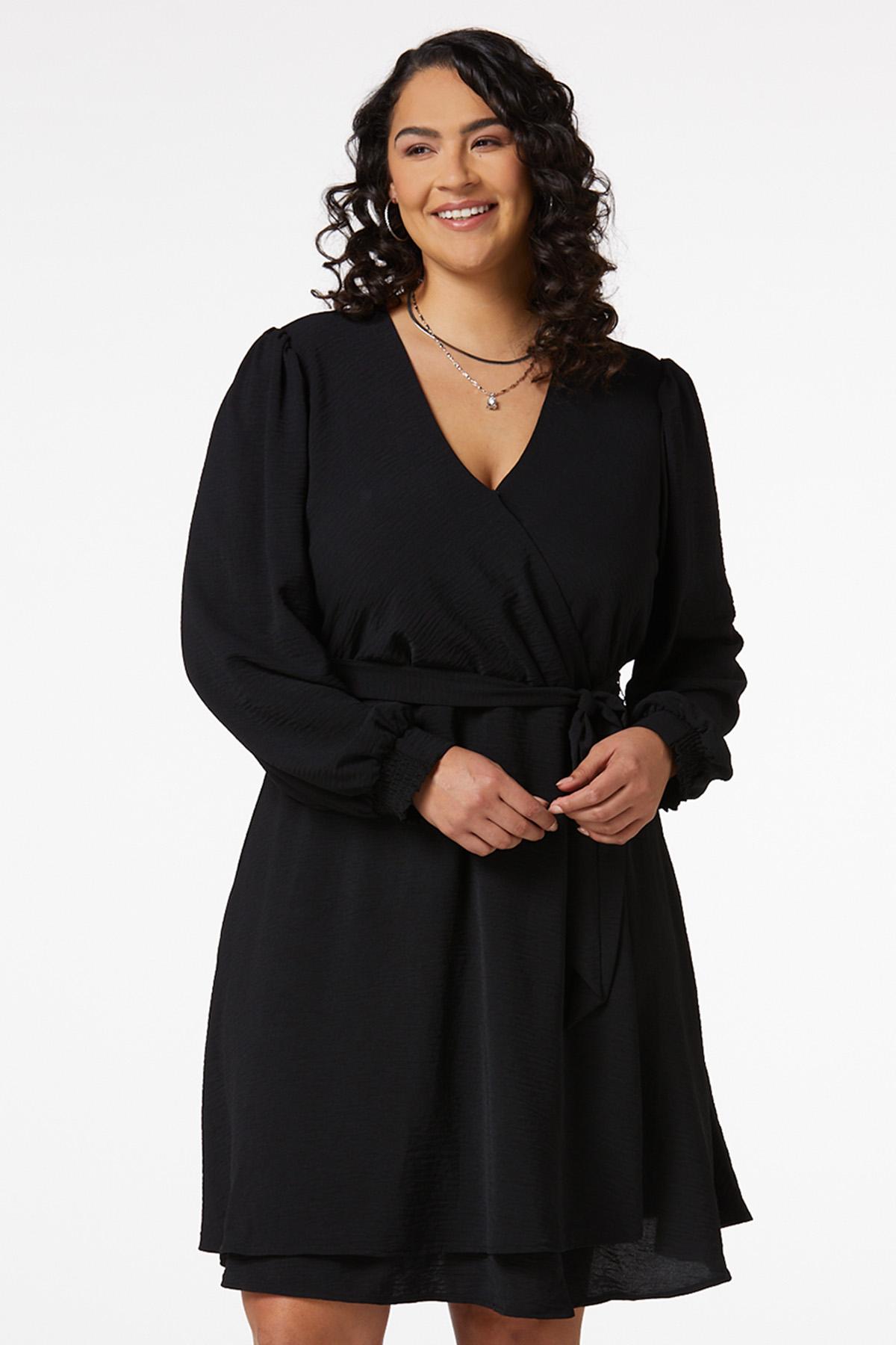 wrap dress plus size