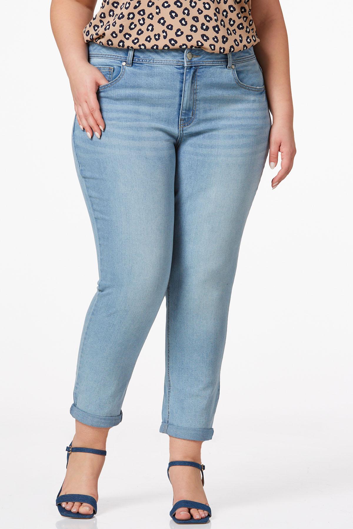 Cato Fashions  Cato Plus Size High-Rise Girlfriend Jeans