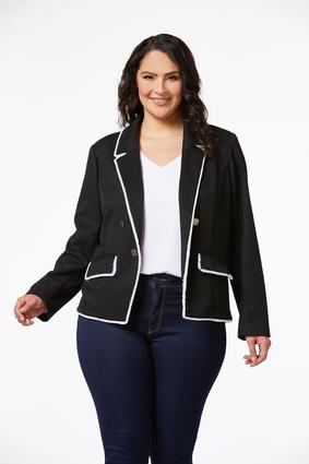 Cato plus size blazers sales