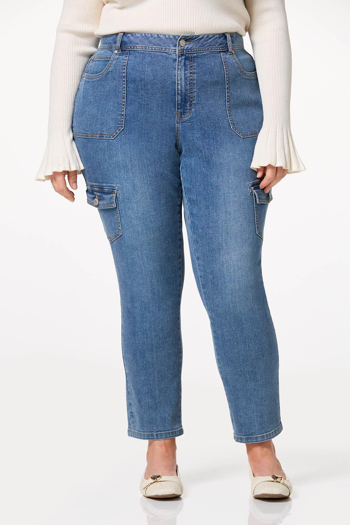 Cato Fashions  Cato Plus Size High Rise Cargo Jeans