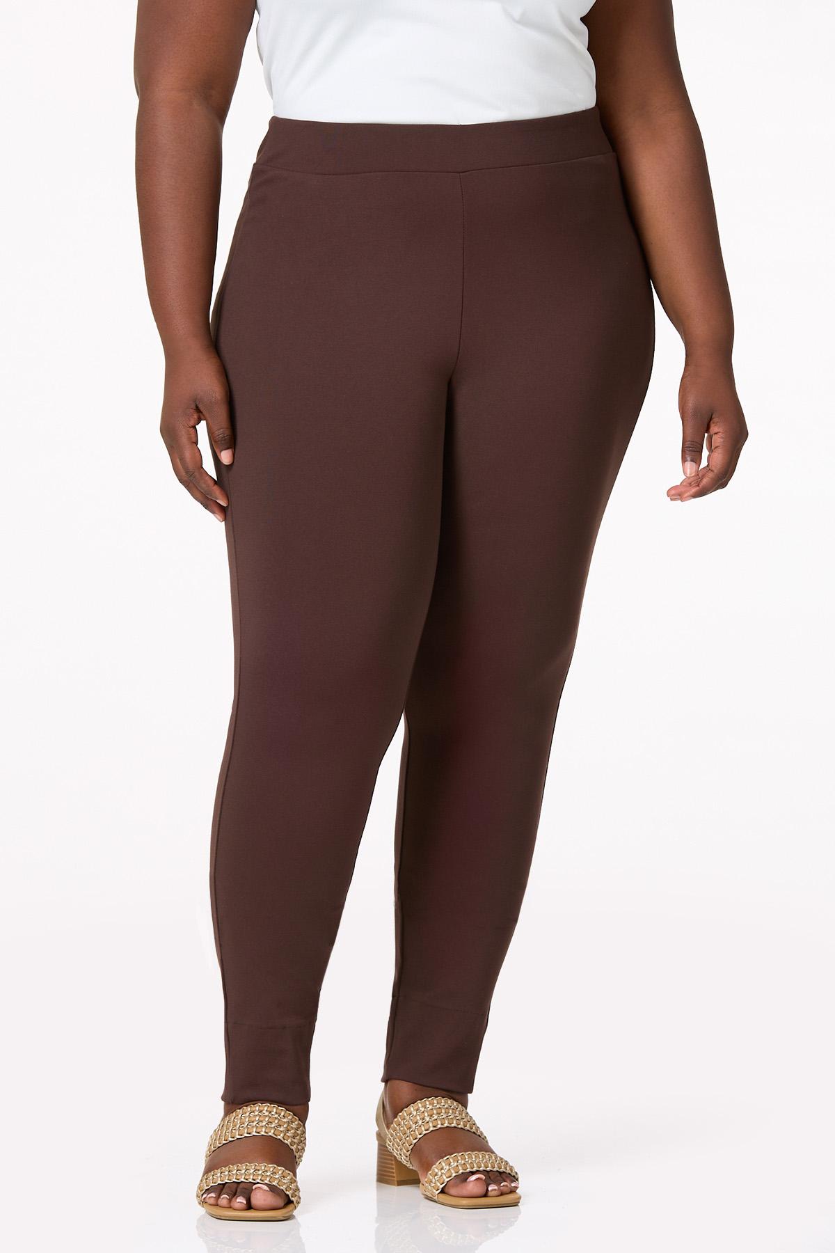 Cato Fashions | Cato Plus Size Slit Back Ponte Leggings